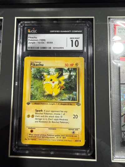 Pokemon Pikachu Jungle 1st Edition #60 CGC 10